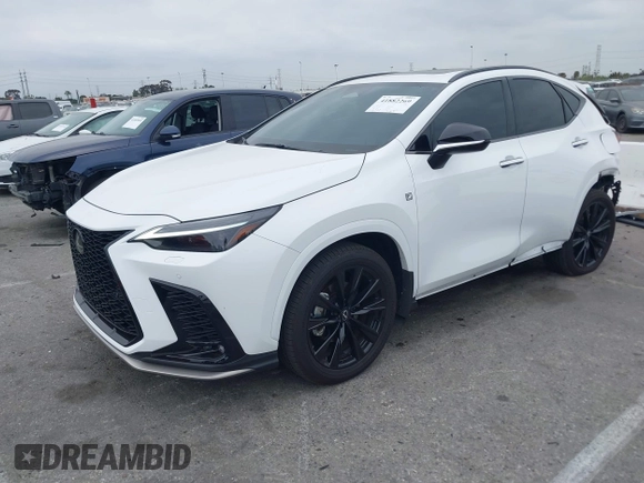 2025 Lexus NX with VIN 2T2KGCEZ4SC064091, listed as a IAAI auction lot 41882269 with 4,920 mi miles. Bid and sale history available at carsss.com. Image 18.