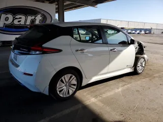 2019 Nissan LEAF SV with VIN 1N4AZ1CP9KC310549, listed as a Copart auction lot 62319525 with 58,778 mi miles and Salvage title. Bid and sale history available at DreamBid. Image 3.