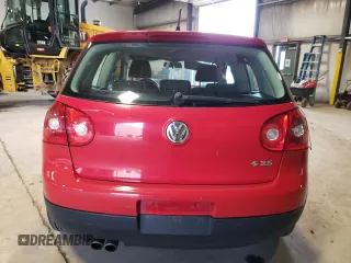 2008 Volkswagen Rabbit S with VIN WVWBB71K08W239987, listed as a Copart auction lot 62793654 with 107,201 mi miles and Salvage Title. Bid and sale history available at carsss.com. Image 6.