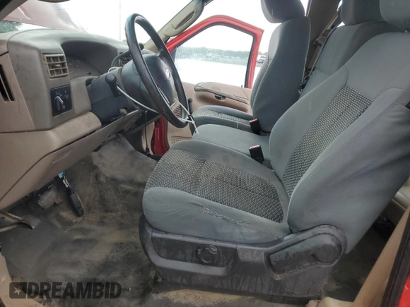 2004 Ford F-250 XL with VIN 1FTNX20L14EA74267, listed as a Copart auction lot 60665845 with Not provided miles and Salvage title. Bid and sale history available at DreamBid. Image 7.