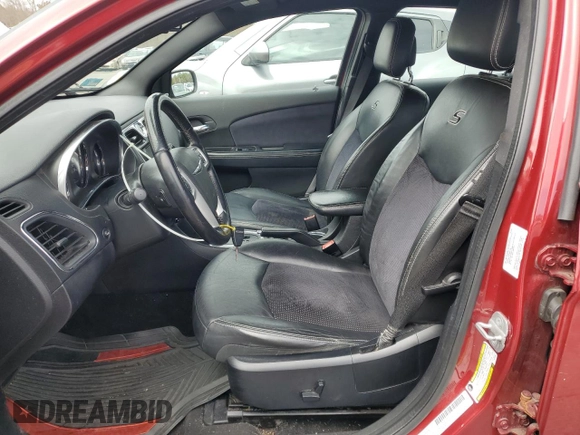2012 Chrysler 200 S with VIN 1C3CCBHG0CN106851, listed as a Copart auction lot 52766705 with 146,105 mi miles and Salvage Title. Bid and sale history available at DreamBid. Image 7.
