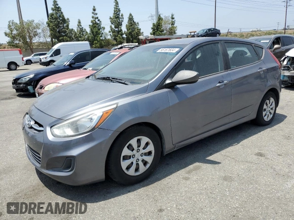 2016 Hyundai Accent SE with VIN KMHCT5AE5GU278712, listed as a Copart auction lot 54613965 with 168,917 mi miles and Clean Title. Bid and sale history available at carsss.com. Image 1.