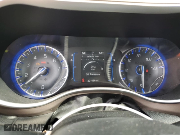 2017 Chrysler Pacifica Touring L with VIN 2C4RC1BG2HR613043, listed as a Copart auction lot 51382975 with 221,639 mi miles and Clean Title. Bid and sale history available at DreamBid. Image 9.