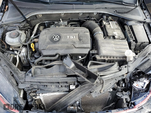 2021 Volkswagen Golf GTI S with VIN 3VW6T7AU1MM003887, listed as a Copart auction lot 50063725 with 52,486 mi miles and Salvage Title. Bid and sale history available at carsss.com. Image 11.