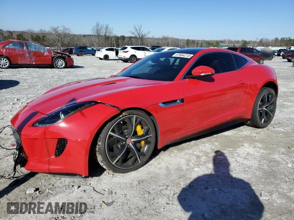 2015 Jaguar F-Type R z VIN SAJWA6DA2FMK18666, wystawiony jako Copart lot #87664215 z przebiegiem 47 277 mil mil oraz Szkoda całkowita • Salvage title. Historia ofert i sprzedaży dostępna na DreamBid. Obrazek 1.