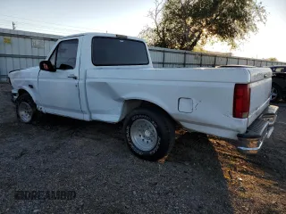 1995 Ford F-150 with VIN 2FTEF15N3SCA45637, listed as a Copart auction lot 84679054 with 0 mi miles and Salvage Title. Bid and sale history available at carsss.com. Image 2.