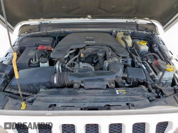2019 Jeep Wrangler Unlimited Sport S with VIN 1C4HJXDG7KW533575, listed as a Copart auction lot 57068125 with 77,669 mi miles and Salvage title. Bid and sale history available at DreamBid. Image 12.