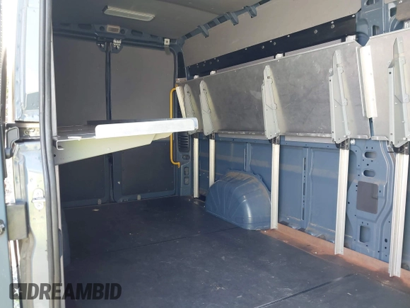 2019 Ram ProMaster Cargo with VIN 3C6URVJG4KE558841, listed as a IAAI auction lot 42180879 with 74,772 mi miles and . Bid and sale history available at DreamBid. Image 8.