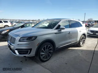 2019 Lincoln Nautilus Reserve with VIN 2LMPJ8LP0KBL30404, listed as a Copart auction lot 47971795 with 70,645 mi miles and Salvage Title. Bid and sale history available at carsss.com. Image 1.