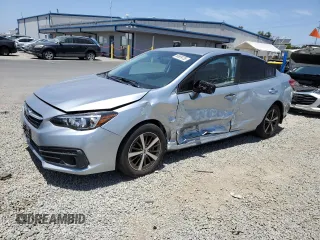 2022 Subaru Impreza Premium with VIN 4S3GKAV60N3601085, listed as a Copart auction lot 58959735 with 22,364 mi miles and Salvage title. Bid and sale history available at DreamBid. Image 1.