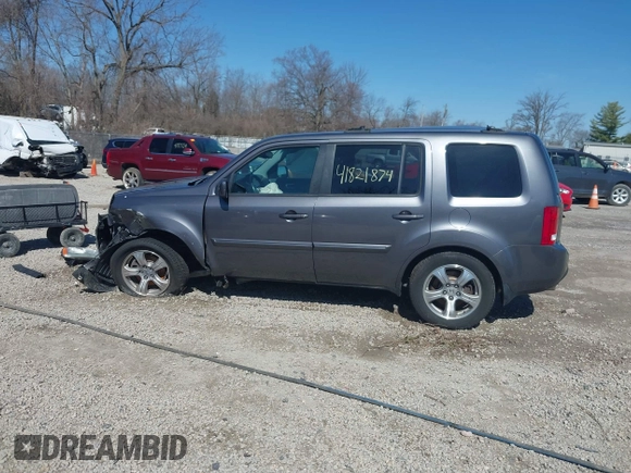 2014 Honda Pilot EX-L with VIN 5FNYF4H50EB050091, listed as a IAAI auction lot 41821874 with 133,407 mi miles. Bid and sale history available at carsss.com. Image 15.