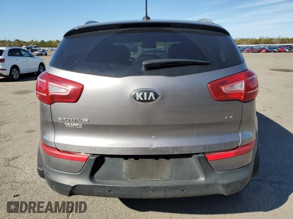 2013 Kia Sportage EX with VIN KNDPCCA20D7434388, listed as a Copart auction lot 48175215 with 101,902 mi miles and Clean title. Bid and sale history available at DreamBid. Image 6.