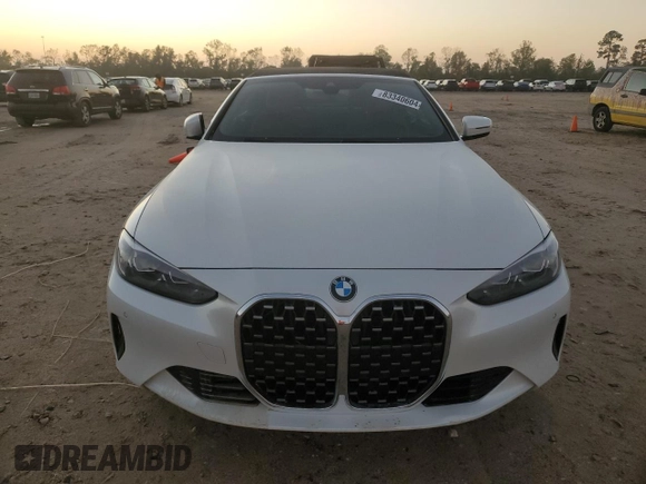 2024 BMW 4 Series 430i with VIN WBA23AT04RCP28351, listed as a Copart auction lot 83340604 with Not provided miles and Salvage title. Bid and sale history available at DreamBid. Image 5.