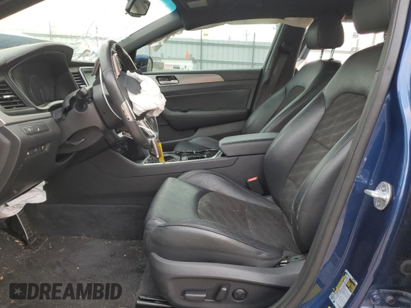 2018 Hyundai Sonata Limited with VIN 5NPE34AFXJH596665, listed as a Copart auction lot 81043474 with 74,084 mi miles and Salvage Title. Bid and sale history available at DreamBid. Image 7.