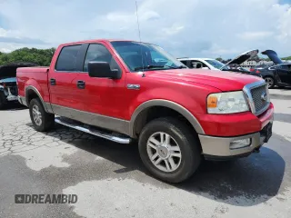 2005 Ford F-150 XLT with VIN 1FTPW14535KD79211, listed as a Copart auction lot 64931325 with 428,521 mi miles and Clean title. Bid and sale history available at DreamBid. Image 4.