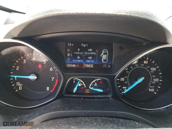 2018 Ford Escape SE with VIN 1FMCU0GD3JUB85936, listed as a Copart auction lot 52309395 with 37,446 mi miles and Salvage Title. Bid and sale history available at carsss.com. Image 9.