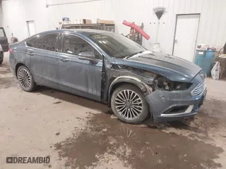 2018 Ford Fusion Titanium with VIN 3FA6P0D99JR193965, listed as a IAAI auction lot 41196228 with 112,294 mi miles. Bid and sale history available at carsss.com. Image 1.