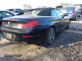 2012 BMW 6 Series 650i with VIN WBALZ3C5XCDL72869, listed as a IAAI auction lot 41747016 with 140,843 mi miles. Bid and sale history available at carsss.com. Image 4.