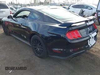 2021 Ford Mustang GT with VIN 1FA6P8CF5M5133808, listed as a IAAI auction lot 41500470 with 43,952 mi miles. Bid and sale history available at carsss.com. Image 3.