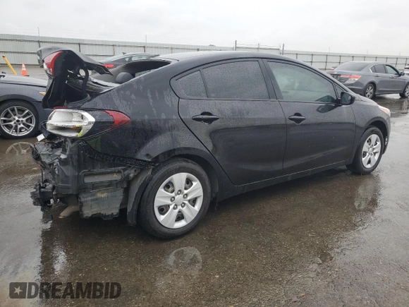 2017 Kia Forte LX with VIN 3KPFK4A72HE039599, listed as a Copart auction lot 47497035 with 148,627 mi miles and Salvage Title. Bid and sale history available at carsss.com. Image 3.