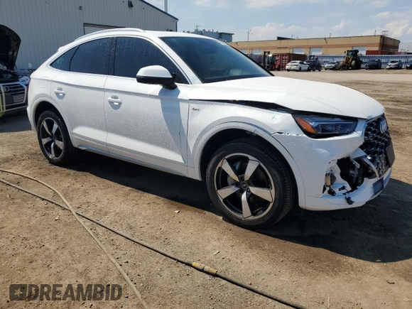 2024 Audi Q5 Sportback S line Premium с VIN WA14AAFYXR2075544, выставлен на аукционе Copart как лот 61252864 с пробегом 3 528 миль миль и Списание • Salvage title. История ставок и продаж доступна на DreamBid. Изображение 4.