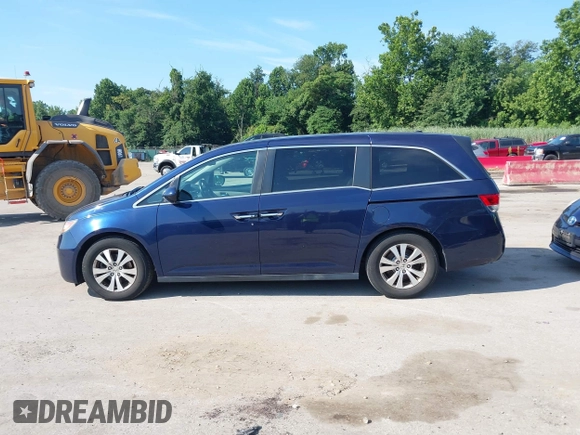 2014 Honda Odyssey EX-L with VIN 5FNRL5H68EB082413, listed as a IAAI auction lot 42860298 with 176,874 mi miles and . Bid and sale history available at DreamBid. Image 14.