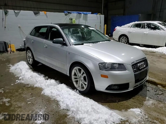 2008 Audi A3 S-Line with VIN WAUKD78P88A104973, listed as a Copart auction lot 44370765 with 209,088 mi miles and Salvage Title. Bid and sale history available at carsss.com. Image 11.