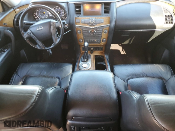 2013 Infiniti QX56 with VIN JN8AZ2NF7D9550174, listed as a Copart auction lot 79905424 with 206,101 mi miles and Salvage Title. Bid and sale history available at carsss.com. Image 8.