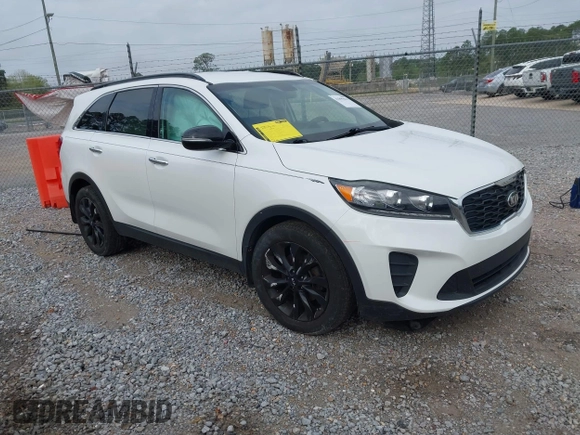 2019 Kia Sorento S V6 with VIN 5XYPG4A57KG605108, listed as a IAAI auction lot 41899611 with 121,198 mi miles. Bid and sale history available at carsss.com. Image 1.