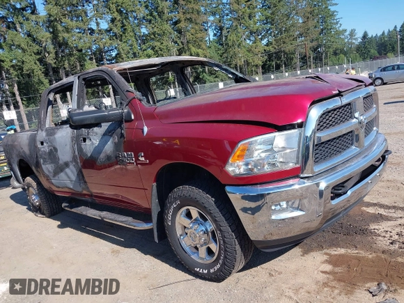 2013 Ram 2500 Big Horn with VIN 3C6UR5DL4DG544888, listed as a IAAI auction lot 42679683 with Not provided miles and . Bid and sale history available at DreamBid. Image 1.