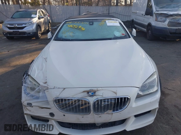 2012 BMW 6 Series 650i with VIN WBALZ3C51CDL73084, listed as a IAAI auction lot 41656473 with 61,152 mi miles. Bid and sale history available at carsss.com. Image 12.