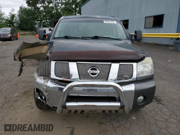 2007 Nissan Titan SE with VIN 1N6AA07B87N201924, listed as a Copart auction lot 60361425 with 167,659 mi miles and Salvage title. Bid and sale history available at DreamBid. Image 5.