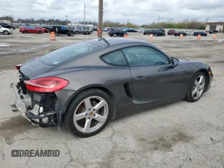 2015 Porsche Cayman с VIN WP0AA2A87FK162965, выставлен на аукционе Copart как лот 49075084 с пробегом 38 164 миль миль и На запчасти • Non repairable. История ставок и продаж доступна на DreamBid. Изображение 3.