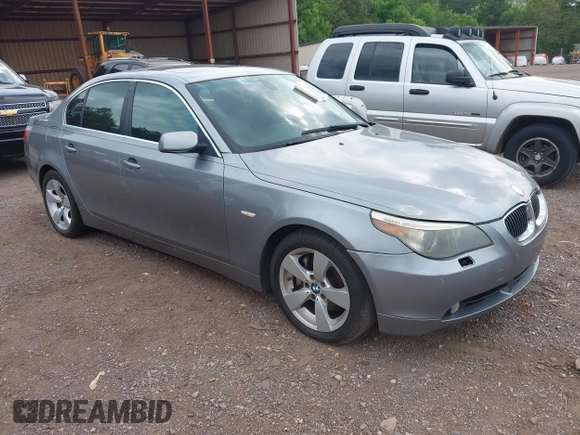2007 BMW 5 Series with VIN WBANF33567CS38714, listed as a IAAI auction lot 42069445 with 208,449 mi miles and . Bid and sale history available at DreamBid. Image 1.