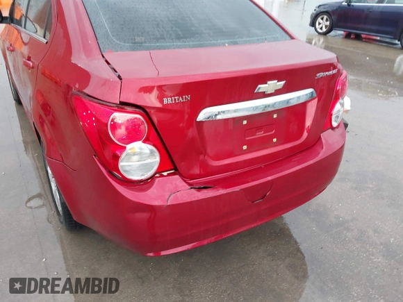 2015 Chevrolet Sonic LT with VIN 1G1JC5SH3F4155132, listed as a IAAI auction lot 42124932 with 196,740 mi miles and . Bid and sale history available at DreamBid. Image 6.