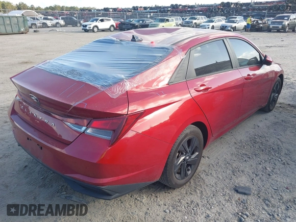 2022 Hyundai Elantra SEL with VIN KMHLS4AGXNU367476, listed as a IAAI auction lot 40707900 with 71,413 mi miles and . Bid and sale history available at DreamBid. Image 4.