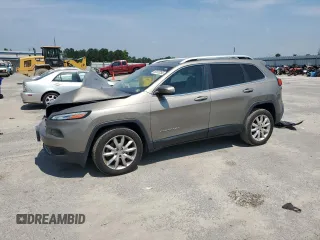 2017 Jeep Cherokee Limited with VIN 1C4PJLDB3HW549242, listed as a Copart auction lot 62075255 with 129,880 mi miles and Salvage title. Bid and sale history available at DreamBid. Image 1.
