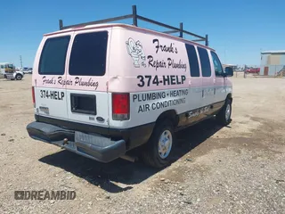 2014 Ford Econoline Cargo Commercial z VIN 1FTNE2EL2EDA81251, wystawiony jako IAAI lot #42326135 z przebiegiem 158 932 mil mil oraz . Historia ofert i sprzedaży dostępna na DreamBid. Obrazek 4.