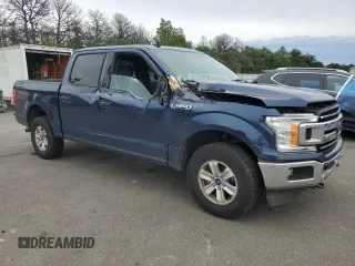 2019 Ford F-150 XL with VIN 1FTEW1E55KFC10642, listed as a Copart auction lot 62811755 with 128,286 mi miles and Salvage title. Bid and sale history available at DreamBid. Image 4.