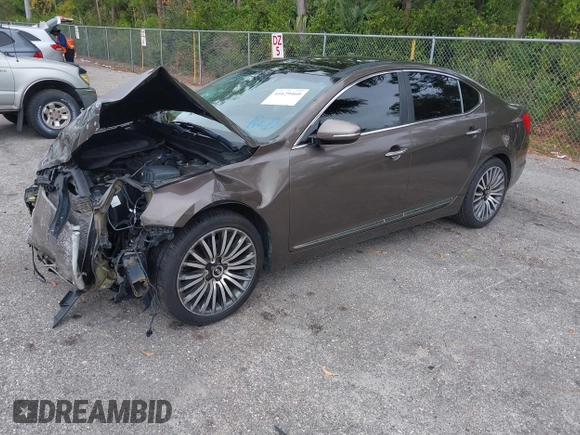 2015 Kia Cadenza Premium with VIN KNALN4D7XF5178326, listed as a IAAI auction lot 41629460 with 92,125 mi miles and . Bid and sale history available at carsss.com. Image 17.