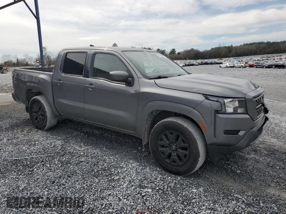 2022 Nissan Frontier SV with VIN 1N6ED1EK6NN633510, listed as a Copart auction lot 48550925 with 123,304 mi miles and Salvage title. Bid and sale history available at DreamBid. Image 4.