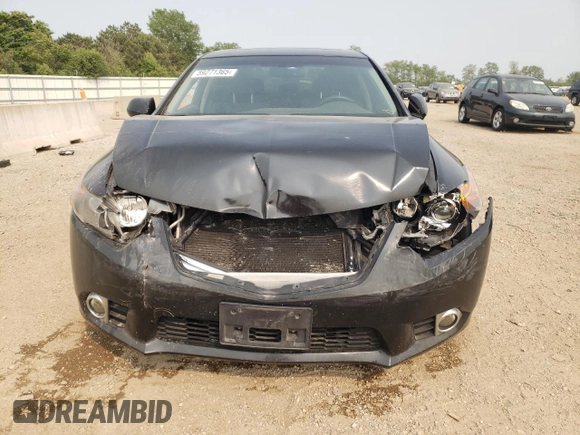 2012 Acura TSX Technology with VIN JH4CU2F67CC027562, listed as a Copart auction lot 59271365 with 176,171 mi miles and Salvage title. Bid and sale history available at DreamBid. Image 5.
