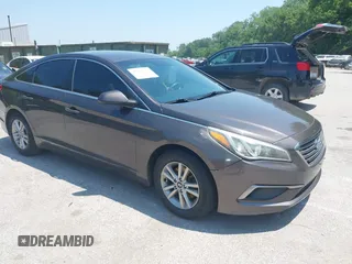 2016 Hyundai Sonata SE with VIN 5NPE24AF8GH403781, listed as a IAAI auction lot 42467373 with 203,084 mi miles and . Bid and sale history available at DreamBid. Image 1.