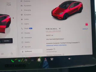2022 Tesla Model Y Performance with VIN 7SAYGDEF6NF532027, listed as a IAAI auction lot 41717662 with 36,537 mi miles and . Bid and sale history available at DreamBid. Image 7.