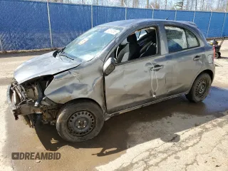 2017 Nissan Micra S with VIN 3N1CK3CP9HL267026, listed as a Copart auction lot 52287265 with Not Provided miles and Salvage Title. Bid and sale history available at DreamBid. Image 1.