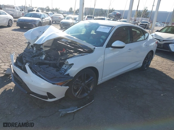 2024 Acura Integra w/A-Spec Package with VIN 19UDE4H36RA010601, listed as a IAAI auction lot 41283579 with 1 mi miles. Bid and sale history available at carsss.com. Image 17.