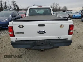 2007 Ford Ranger XL Fleet with VIN 1FTYR10E07PA61618, listed as a Copart auction lot 44193005 with 117,829 mi miles and Salvage Title. Bid and sale history available at carsss.com. Image 6.