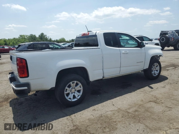 2021 Chevrolet Colorado 2WD LT with VIN 1GCHSCEA1M1252744, listed as a Copart auction lot 61903035 with 85,799 mi miles and Salvage title. Bid and sale history available at DreamBid. Image 3.