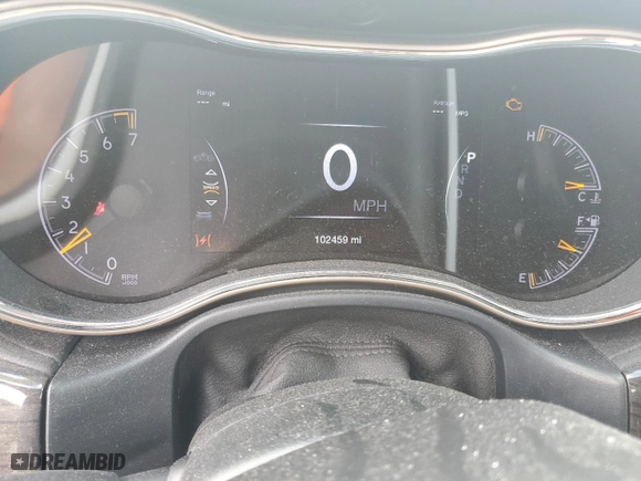 2017 Jeep Grand Cherokee Overland with VIN 1C4RJECG2HC903366, listed as a Copart auction lot 44140155 with 102,459 mi miles and Salvage Title. Bid and sale history available at carsss.com. Image 9.