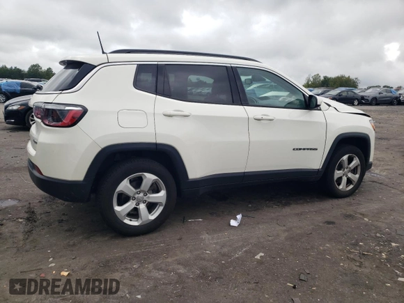 2021 Jeep Compass Altitude with VIN 3C4NJDBB7MT551883, listed as a Copart auction lot 69790784 with 36,830 mi miles and Clean title. Bid and sale history available at DreamBid. Image 3.